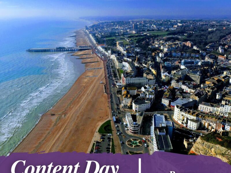 Content Day In Hastings, East Sussex